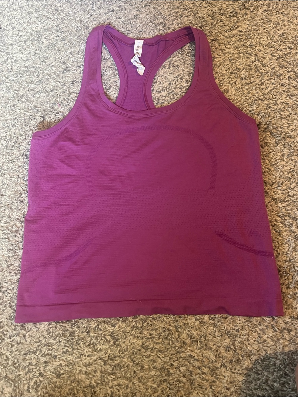 lululemon athletica Magenta Racerback Performance Tank